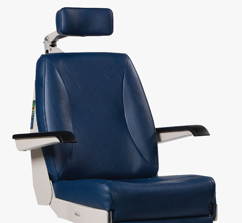 Marco Encore Automatic Eye Exam Chair Reclined Position