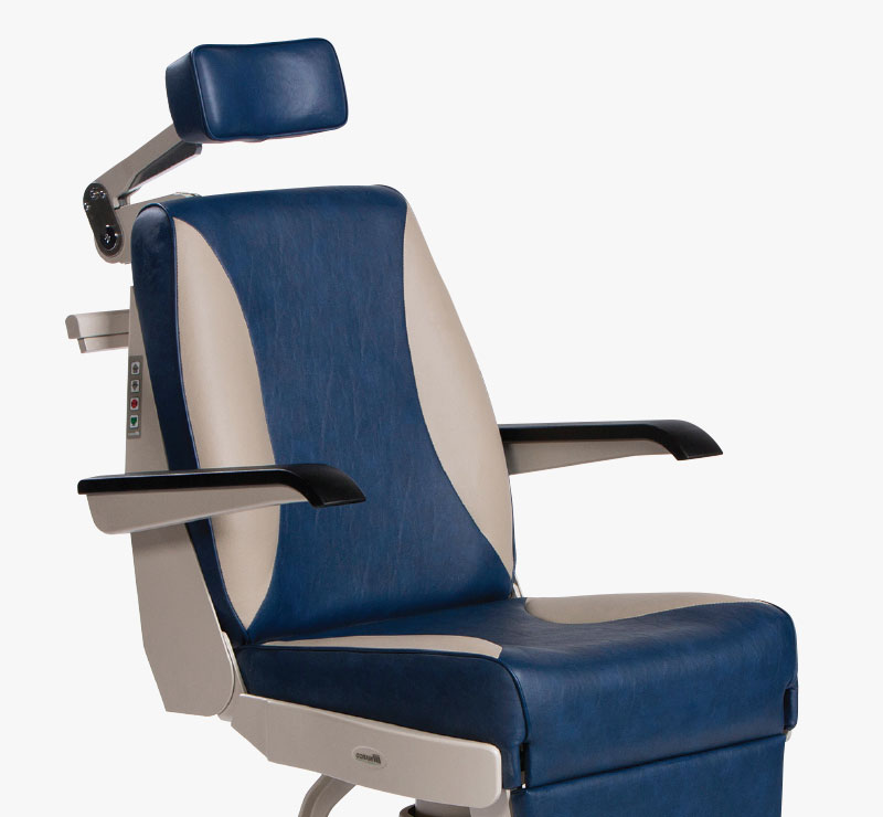 Marco Encore Automatic Eye Exam Chair Reclined Position