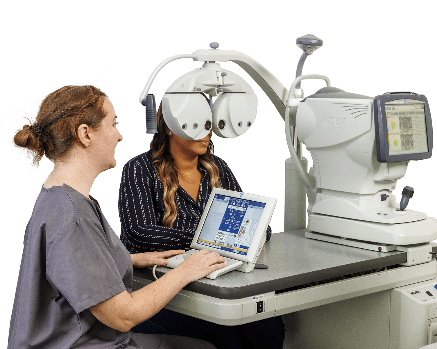 EPIC-6100 Refraction Workstation with Patient