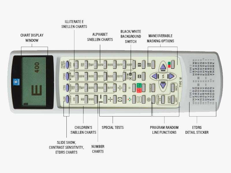 Marco SC-1600 Acuity Chart Remote Control